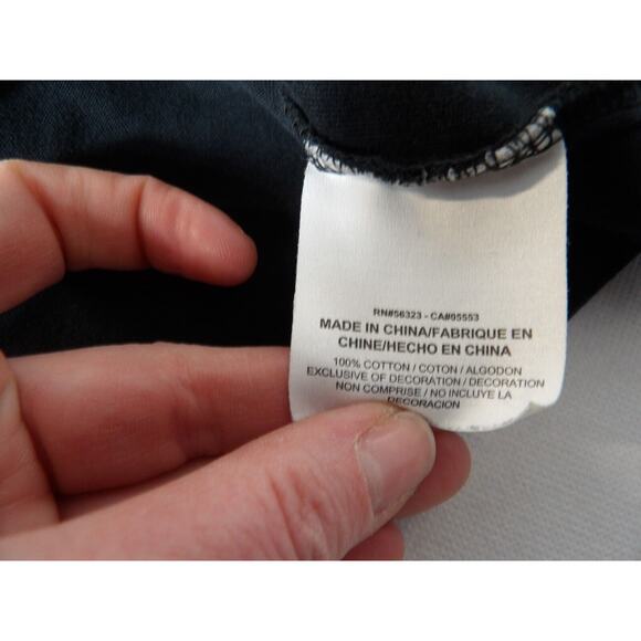 Nike Jordan Large Tee Shirt The Last Shot Ring Jumpman Logo Graphic Black - Picture 8 of 9